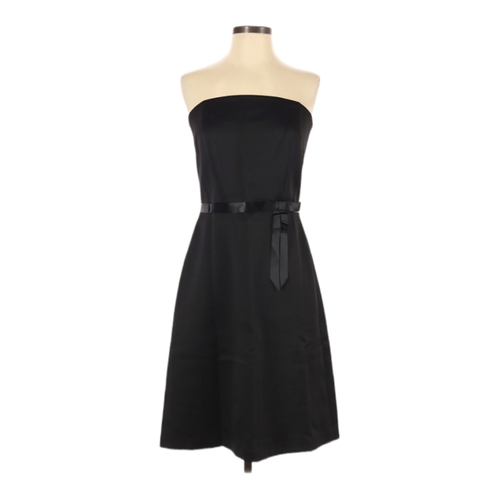 Laundry by Design Cocktail Party Dress Size 4 Black Strapless Classic Formal